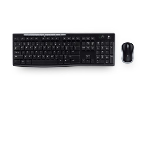 Immagine di TASTIERA LOGITHECH+MOUSE WIRELESS MK270 NERO