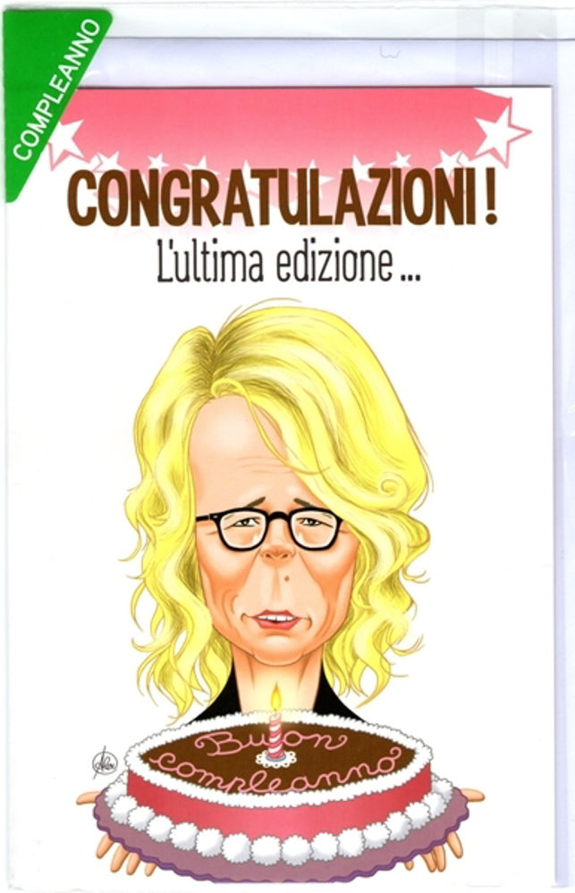 Biglietto Buon Compleanno Maria De Filippi Assabese