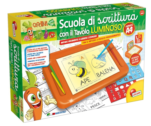 Immagine di CAROTINA SCUOLA DI SCRITTURA CON TAVOLO LUMINOSO