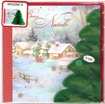 Immagine di BIGLIETTO NATALE PAESAGGIO REGALO HONEYCOMB CARD