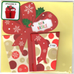 Immagine di BIGLIETTO NATALE PACCHETTO REGALO HONEYCOMB CARD