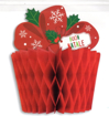 Immagine di BIGLIETTO NATALE PACCHETTO REGALO HONEYCOMB CARD