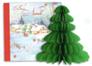 Immagine di BIGLIETTO NATALE PAESAGGIO REGALO HONEYCOMB CARD