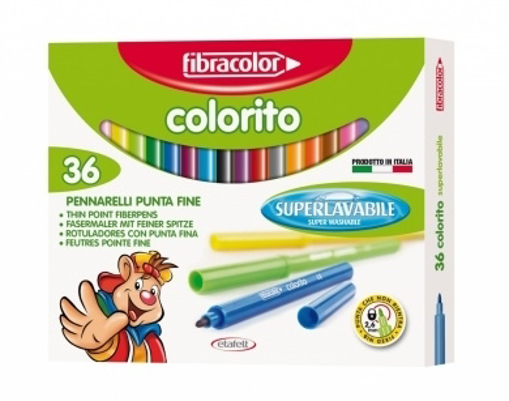 Immagine di COLORITO PENNARELLI 36PZ COLORI A PUNTA FINE