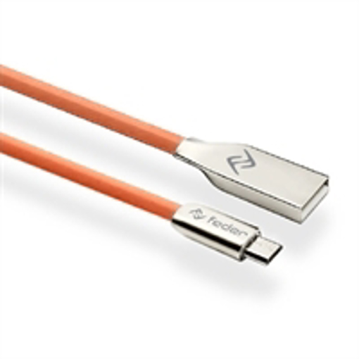 Immagine di CAVO USB MICRO ARANCIO FEDER SILVER SERIES