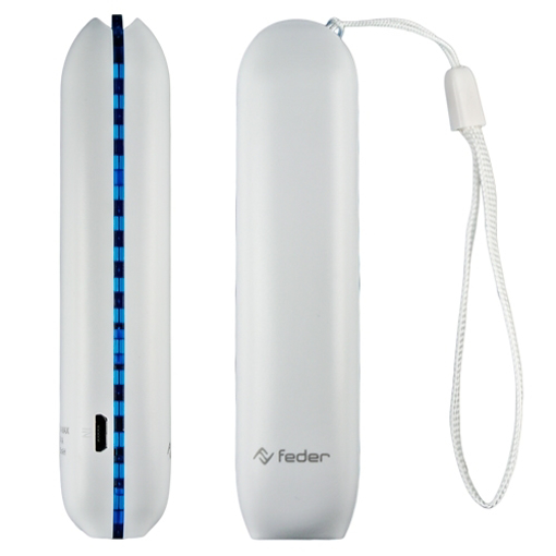 Immagine di POWER BANK 3000mAh FEDER MOON BIANCO/BLU