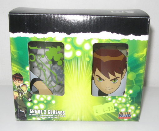 Immagine di BICCHIERE BEN 10 VETRO SET 2PZ