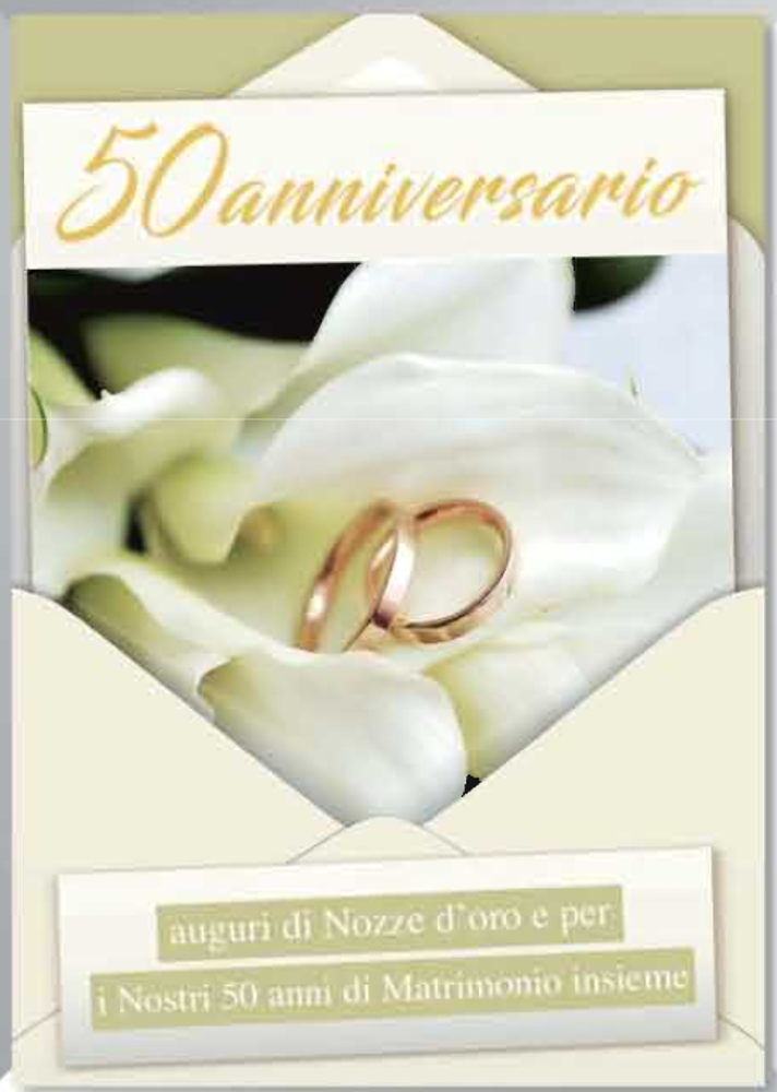 Biglietti Auguri 50 Anniversario Marpimar Assabese