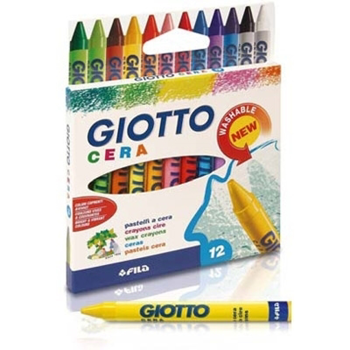 Immagine di GIOTTO COLORI A CERA 12 PZ