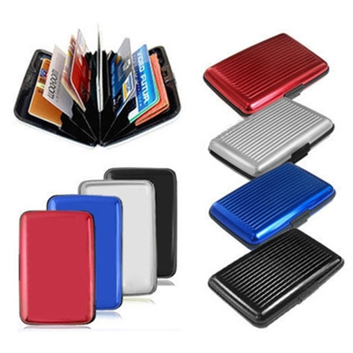 Picture of PORTA CARTE IN ALLUMINIO ABS E PVC 6 POSTI