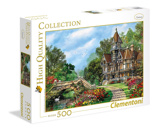 Immagine di PUZZLE CLEMENTONI 500PZ OLD WATERWAY COTTAGE