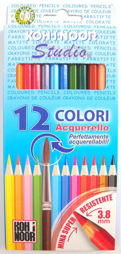 Immagine di COLORI ACQUERELLABILI KOH I NOOR DA 12