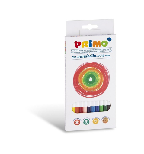 Immagine di COLORI A MATITA PRIMO 12PZ MINABELLA 3,8MM