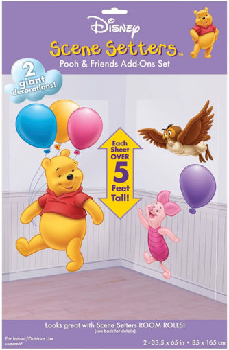 Immagine di DECORAZIONE MURALE WINNIE THE POOH-PIMPI-OWL- CM. 85x165