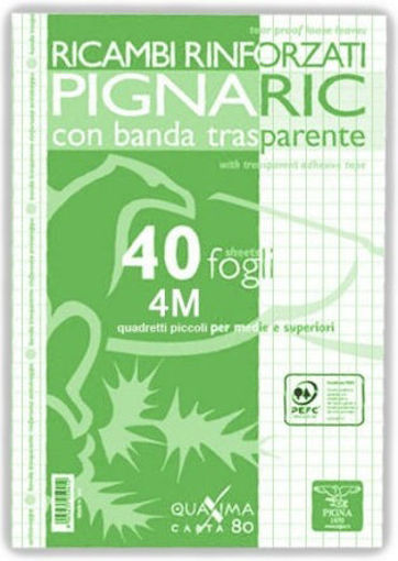 Immagine di RICAMBI FORATI A5 4MM 80 GR PIGNA 40 FOGLI