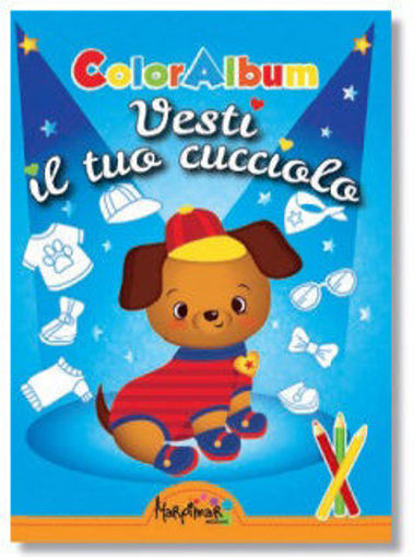 Immagine di ALBUM DA COLORARE VESTI IL TUO CUCCIOLO MARPIMAR